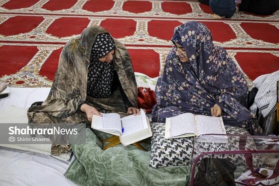 گزارش تصویری | اعتکاف مادر و فرزندی در مشهد