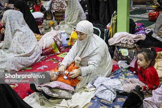 گزارش تصویری | اعتکاف مادر و فرزندی در مشهد
