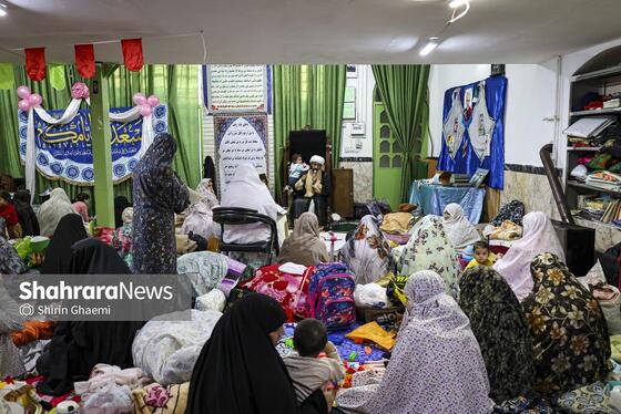 گزارش تصویری | اعتکاف مادر و فرزندی در مشهد