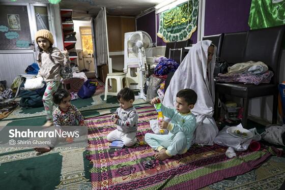 گزارش تصویری | اعتکاف مادر و فرزندی در مشهد