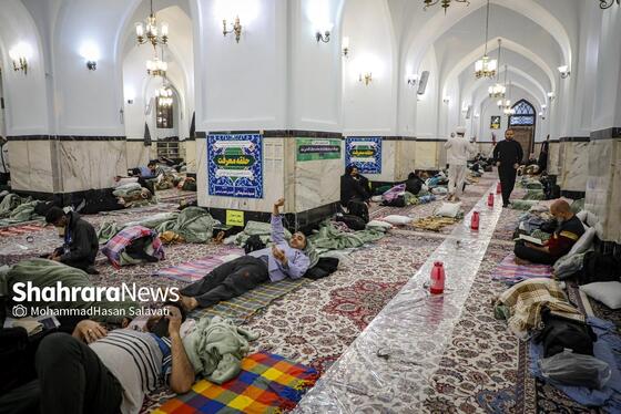 گزارش تصویری | آیین معنوی اعتکاف در حرم امام رضا (ع)