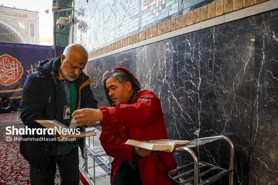 گزارش تصویری | آیین معنوی اعتکاف در حرم امام رضا (ع)