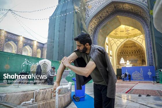 گزارش تصویری | آیین معنوی اعتکاف در حرم امام رضا (ع)