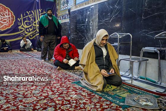 گزارش تصویری | آیین معنوی اعتکاف در حرم امام رضا (ع)