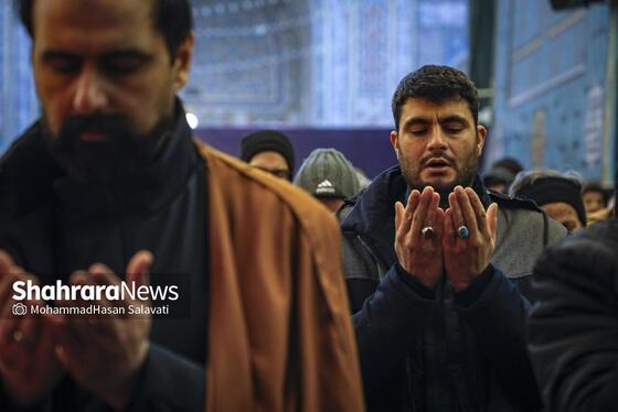 گزارش تصویری | آیین معنوی اعتکاف در حرم امام رضا (ع)