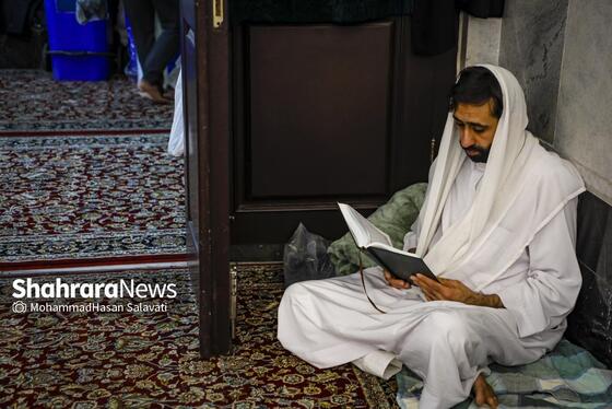 گزارش تصویری | آیین معنوی اعتکاف در حرم امام رضا (ع)