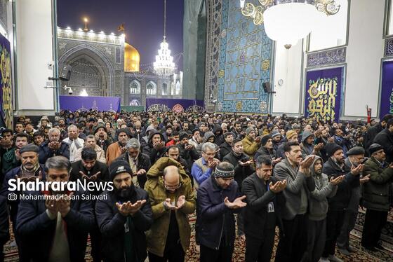 گزارش تصویری | آیین معنوی اعتکاف در حرم امام رضا (ع)