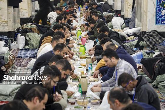 گزارش تصویری | آیین معنوی اعتکاف در حرم امام رضا (ع)