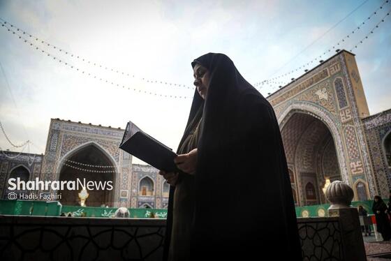 گزارش تصویری | اعتکاف بانوان در حرم امام رضا (ع)