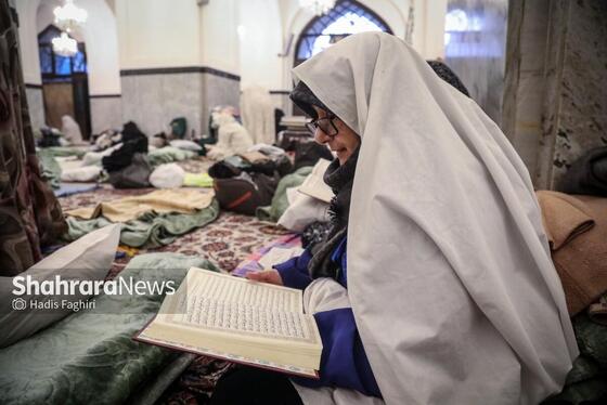 گزارش تصویری | اعتکاف بانوان در حرم امام رضا (ع)