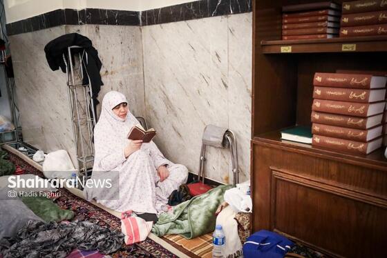 گزارش تصویری | اعتکاف بانوان در حرم امام رضا (ع)