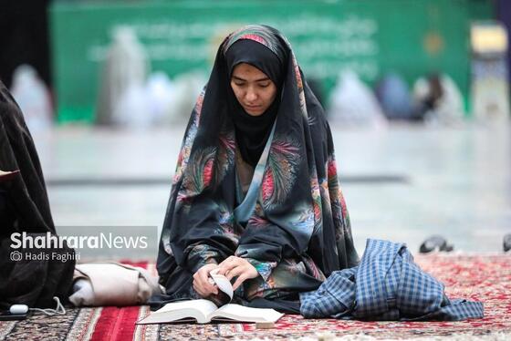 گزارش تصویری | اعتکاف بانوان در حرم امام رضا (ع)