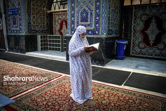 گزارش تصویری | اعتکاف بانوان در حرم امام رضا (ع)