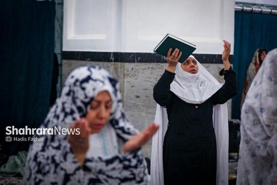 گزارش تصویری | اعتکاف بانوان در حرم امام رضا (ع)