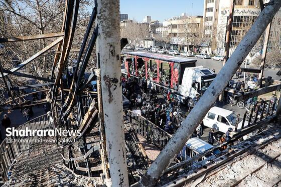 گزارش تصویری | ساعاتی پیش از مراسم تشییع پیکر شهدای مدافع امنیت در مشهد (۲۲ دی ۱۴۰۴)