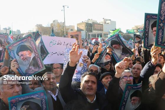 گزارش تصویری | مراسم تشییع پیکر شهدای مدافع امنیت در مشهد (۲۲ دی ۱۴۰۴) - ۱