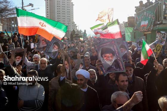 گزارش تصویری | مراسم تشییع پیکر شهدای مدافع امنیت در مشهد (۲۲ دی ۱۴۰۴) - ۱