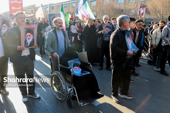 گزارش تصویری | مراسم تشییع پیکر شهدای مدافع امنیت در مشهد (۲۲ دی ۱۴۰۴) - ۱