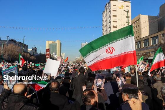 گزارش تصویری | مراسم تشییع پیکر شهدای مدافع امنیت در مشهد (۲۲ دی ۱۴۰۴) - ۱