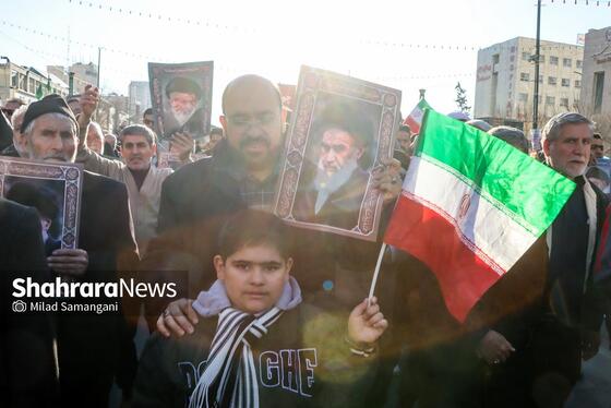 گزارش تصویری | مراسم تشییع پیکر شهدای مدافع امنیت در مشهد (۲۲ دی ۱۴۰۴) - ۱