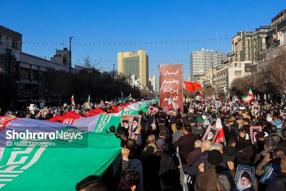 گزارش تصویری | مراسم تشییع پیکر شهدای مدافع امنیت در مشهد (۲۲ دی ۱۴۰۴) - ۱