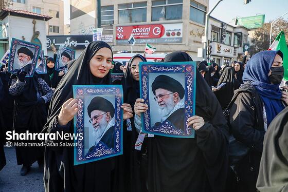 گزارش تصویری | مراسم تشییع پیکر شهدای مدافع امنیت در مشهد (۲۲ دی ۱۴۰۴) - ۲