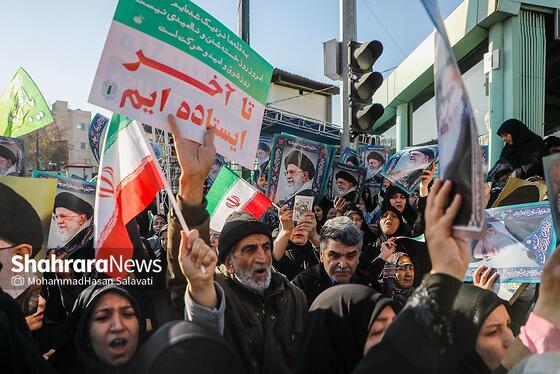 گزارش تصویری | مراسم تشییع پیکر شهدای مدافع امنیت در مشهد (۲۲ دی ۱۴۰۴) - ۲