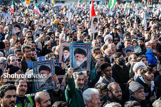 گزارش تصویری | مراسم تشییع پیکر شهدای مدافع امنیت در مشهد (۲۲ دی ۱۴۰۴) - ۲