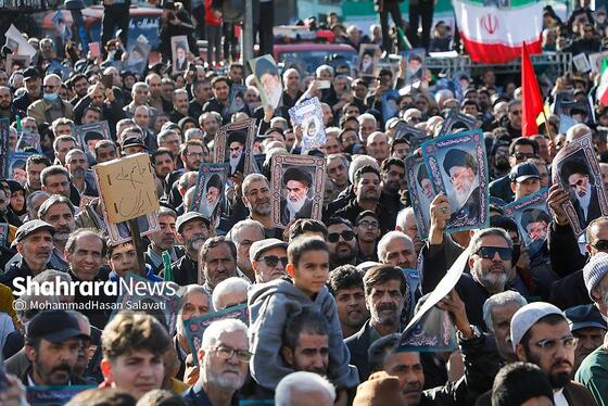 گزارش تصویری | مراسم تشییع پیکر شهدای مدافع امنیت در مشهد (۲۲ دی ۱۴۰۴) - ۲