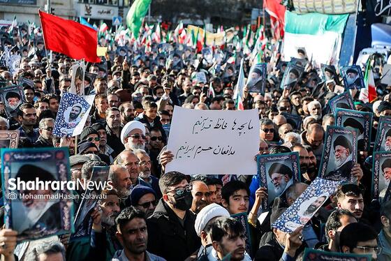 گزارش تصویری | مراسم تشییع پیکر شهدای مدافع امنیت در مشهد (۲۲ دی ۱۴۰۴) - ۲