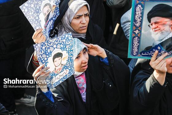 گزارش تصویری | مراسم تشییع پیکر شهدای مدافع امنیت در مشهد (۲۲ دی ۱۴۰۴) - ۲