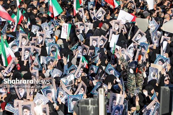 گزارش تصویری | مراسم تشییع پیکر شهدای مدافع امنیت در مشهد (۲۲ دی ۱۴۰۴) - ۲