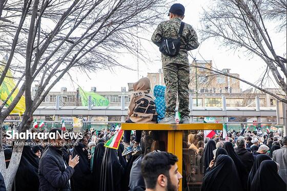 گزارش تصویری | مراسم تشییع پیکر شهدای مدافع امنیت در مشهد (۲۲ دی ۱۴۰۴) - ۲