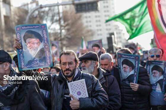 گزارش تصویری | مراسم تشییع پیکر شهدای مدافع امنیت در مشهد (۲۲ دی ۱۴۰۴) - ۳
