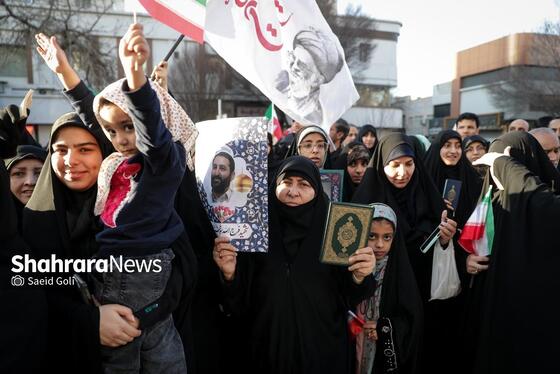 گزارش تصویری | مراسم تشییع پیکر شهدای مدافع امنیت در مشهد (۲۲ دی ۱۴۰۴) - ۳