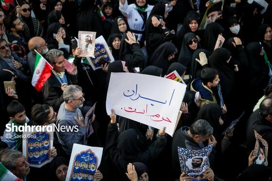 گزارش تصویری | مراسم تشییع پیکر شهدای مدافع امنیت در مشهد (۲۲ دی ۱۴۰۴) - ۳