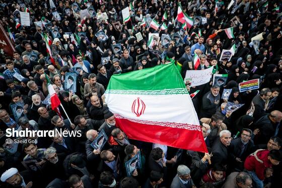 گزارش تصویری | مراسم تشییع پیکر شهدای مدافع امنیت در مشهد (۲۲ دی ۱۴۰۴) - ۳