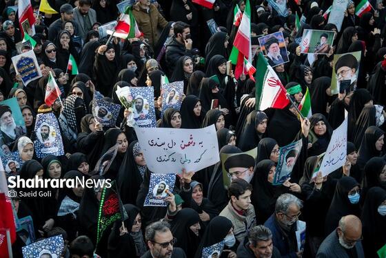 گزارش تصویری | مراسم تشییع پیکر شهدای مدافع امنیت در مشهد (۲۲ دی ۱۴۰۴) - ۳