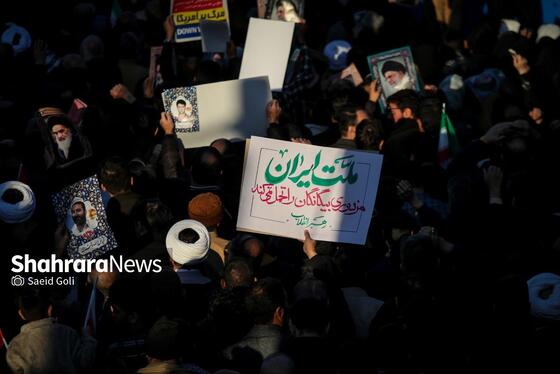 گزارش تصویری | مراسم تشییع پیکر شهدای مدافع امنیت در مشهد (۲۲ دی ۱۴۰۴) - ۳