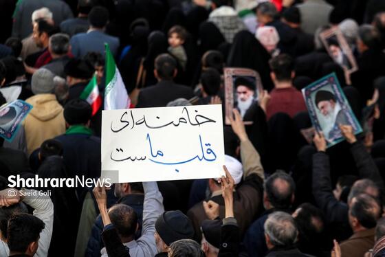 گزارش تصویری | مراسم تشییع پیکر شهدای مدافع امنیت در مشهد (۲۲ دی ۱۴۰۴) - ۳