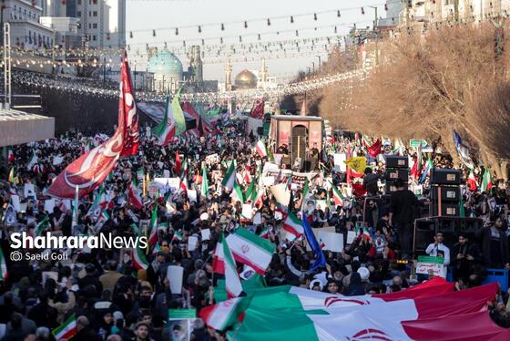 گزارش تصویری | مراسم تشییع پیکر شهدای مدافع امنیت در مشهد (۲۲ دی ۱۴۰۴) - ۳