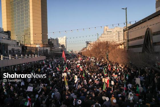 گزارش تصویری | مراسم تشییع پیکر شهدای مدافع امنیت در مشهد (۲۲ دی ۱۴۰۴) - ۳