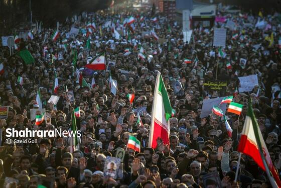 گزارش تصویری | مراسم تشییع پیکر شهدای مدافع امنیت در مشهد (۲۲ دی ۱۴۰۴) - ۳