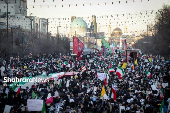 گزارش تصویری | مراسم تشییع پیکر شهدای مدافع امنیت در مشهد (۲۲ دی ۱۴۰۴) - ۳