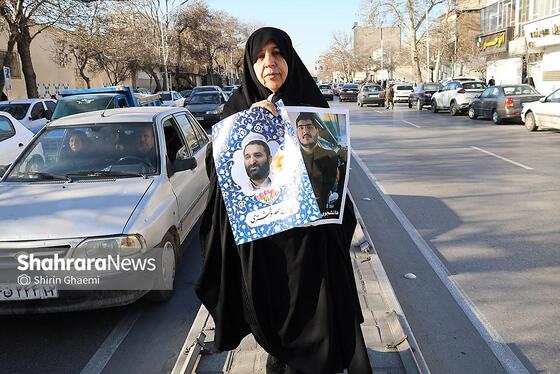 گزارش تصویری | مراسم تشییع پیکر شهدای مدافع امنیت در مشهد (۲۲ دی ۱۴۰۴) - ۴