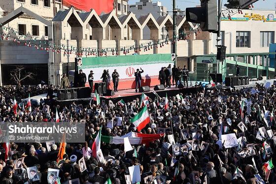 گزارش تصویری | مراسم تشییع پیکر شهدای مدافع امنیت در مشهد (۲۲ دی ۱۴۰۴) - ۴