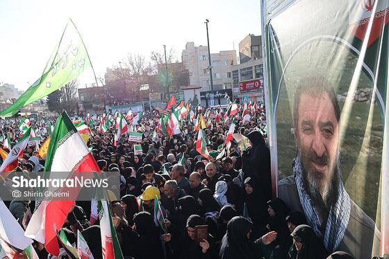 گزارش تصویری | مراسم تشییع پیکر شهدای مدافع امنیت در مشهد (۲۲ دی ۱۴۰۴) - ۴