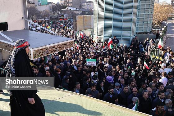 گزارش تصویری | مراسم تشییع پیکر شهدای مدافع امنیت در مشهد (۲۲ دی ۱۴۰۴) - ۴