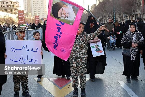 گزارش تصویری | مراسم تشییع پیکر شهدای مدافع امنیت در مشهد (۲۲ دی ۱۴۰۴) - ۴