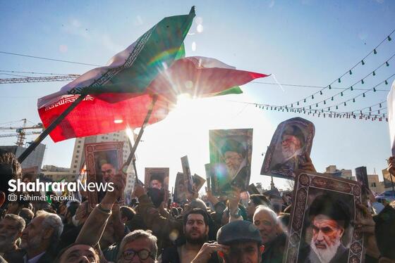 گزارش تصویری | مراسم تشییع پیکر شهدای مدافع امنیت در مشهد (۲۲ دی ۱۴۰۴) - ۵